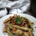 Zucchine in agrodolce e mandorle