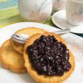 MARMELLATA DI MIRTILLI CON NOCCIOLE E COCCO