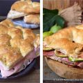 Pizza bianca con mortadella o con prosciutto e[...]