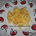 straccetti di pollo con mandorle e agrumi