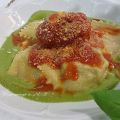 RAVIOLI IN TRICOLORE ...!!!! Ravioli di kamut e[...]