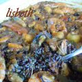 Pilaf di riso venere con frutti di mare