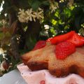 Charlotte con mousse di fragole e yogurt