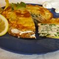 Tortino di crepes al salmone e radicchietto[...]