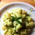 
Pasta con merluzzo e asparagi