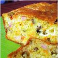 Cake salato carote, funghi e pancetta