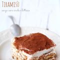 Tiramisù senza uova crude e senza lattosio