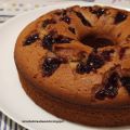 Ciambella semintegrale con albumi e amarene