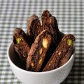Cantucci con pistacchi e cacao