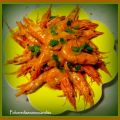 Gamberoni alla crema d'arancia