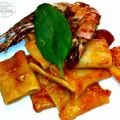 Paccheri con Pomodorini e Gamberi Rossi