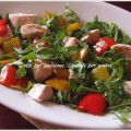 Insalata di pollo con rucola, peperoni[...]