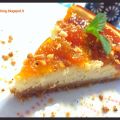 Cheesecake di ricotta e marmella di kumquat.