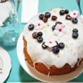 Chiffon cake ai mirtilli e limone