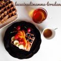 Waffles vegani al cacao, farina di piselli e[...]