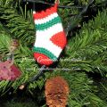 Calzino di Natale uncinetto. ( schema )