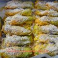 Fiori di zucca gratinati con semi di chia