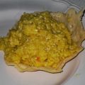 Risotto allo zafferano in cialda di parmigiano