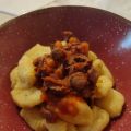 Gnocchi di patate con ragù di durelli