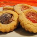 Biscotti occhio di bue con marmellata e Nutella