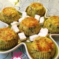 Tortini di zucchine, feta e menta