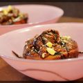 Pesche ripiene, alle nocciole