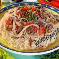 Spaghetti di riso con ragù di manzo