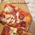 Pizza alta senza lievitazione