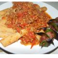 RIGATONI CON SALSICCIA E LENTICCHIE