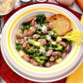 Zuppa di fagioli e broccoli