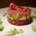 Tartare di tonno e avocado all'arancia