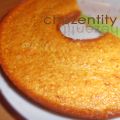 Ciambella bassa all'arancia e mandorle