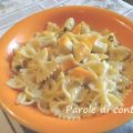 Farfalle cremose surimi e zafferano