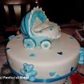 Torta per il battesimo di un bambino