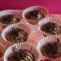 MUFFIN ALLA BANANA GLASSATI AL CIOCCOLATO