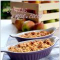 Crumble di mele e cocco