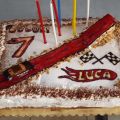 Torta di compleanno Hot Wheels