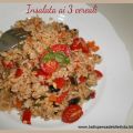Insalata ai 3 cereali con verdure