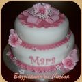 Pink Roses Cake