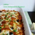 Patate gratinate con peperoni e Chorizo