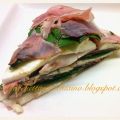Torta di prosciutto mozzarella e spinacini