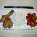 Pollo alla vodka con riso basmati e peperoni