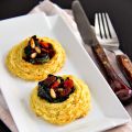 nidi di patate con bietoline in agrodolce per[...]
