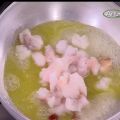 Carciofi con zuppetta di pescatrice