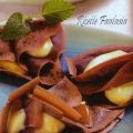 Crèpes di Cioccolato con Crema di Vaniglia
