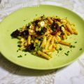 Sedanini con feta e pomodori secchi