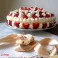 Torta Fragole e Panna con crema Diplomatica