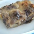 Lasagne al radicchio e salsiccia