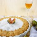 Crostata con crema alla vaniglia e fichi