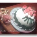 Un fascio di rose rosa...............